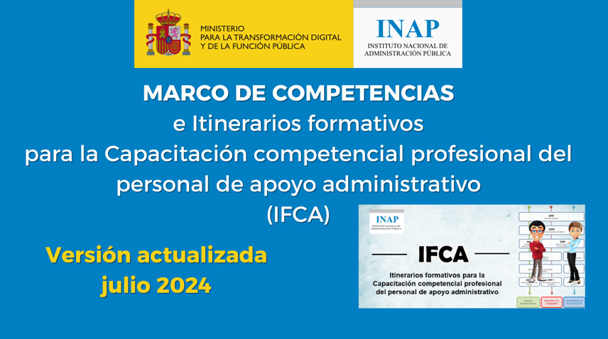 Itinerarios formativos de Capacitación Competencial Profesional del grupo de apoyo administrativo (IFCA)'