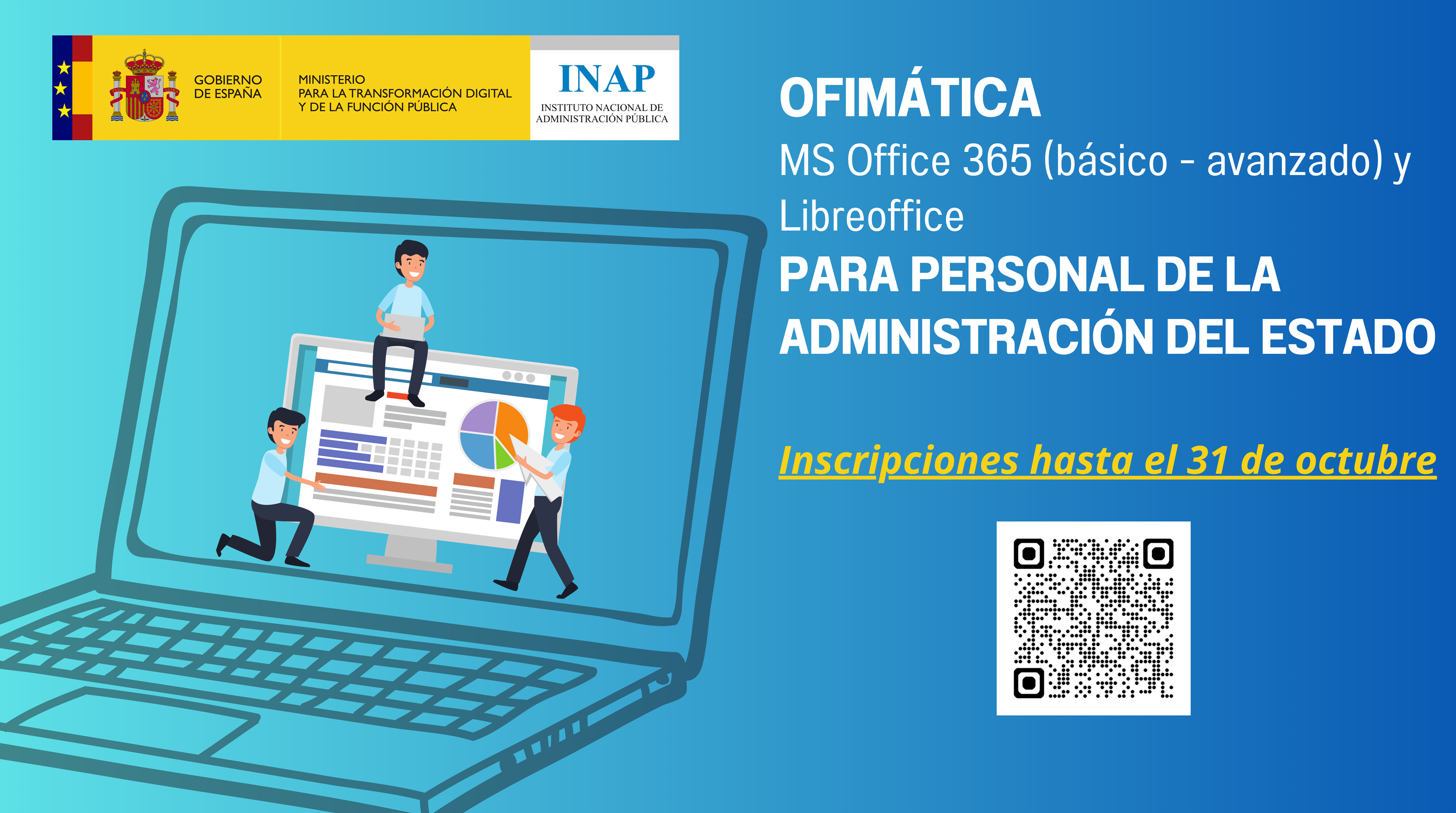 Convocatoria de acciones formativas en ofimática