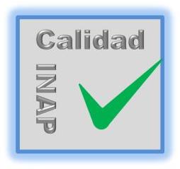 Logotipo de la política de calidad del INAP